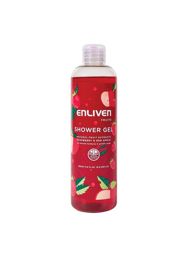 Fruit Extracts Shower Gel Raspberry & Red Apple 500Ml