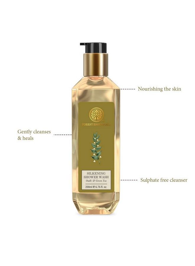 Oudh And Green Tea Silkening Shower Wash 200Ml