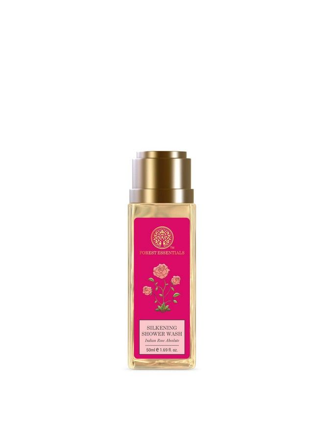 Silkening Shower Wash Indian Rose Absolute;Lightly Scented & Slsfree;Body Wash For Men And Women 50Ml