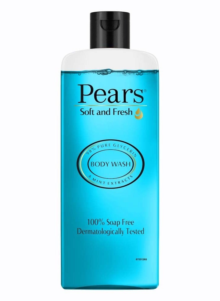 Pears Naturale Detoxifying Aloevera Bodywash 250 ml And Pears Naturale Brightening Pomegranate Bodywash 250ml And Pears Soft Fresh Shower Gel 250ml