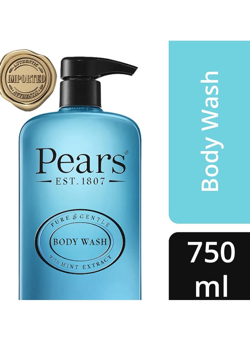 Pears Pure Gentle Body Wash with Mint Extract 750 ml