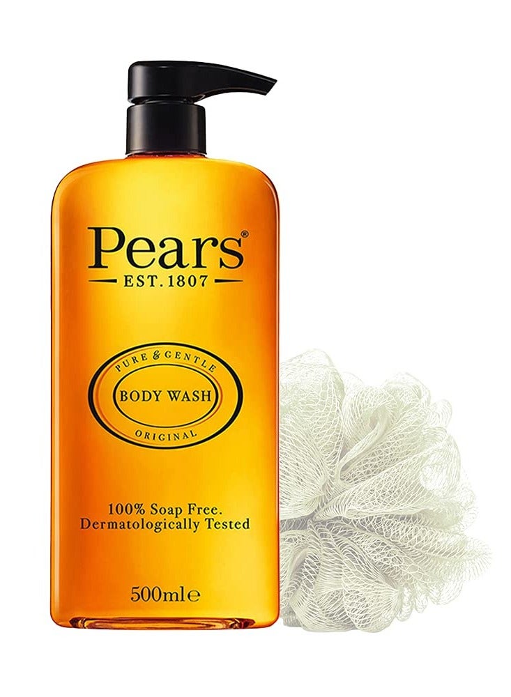 Pears Original Pure Gentle Body Wash with Glycerin 100% Soap Free Shower Gel 500ml