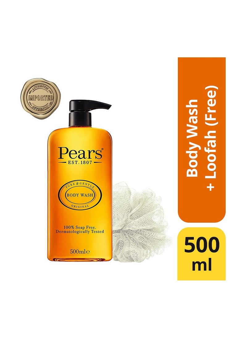 Pears Original Pure Gentle Body Wash with Glycerin 100% Soap Free Shower Gel 500ml