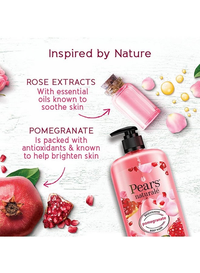 Naturale Brightening Pomegranate Bodywash With Glycerine Paraben Free Soap Free Eco Friendly Dermatologically Tested 750 Ml