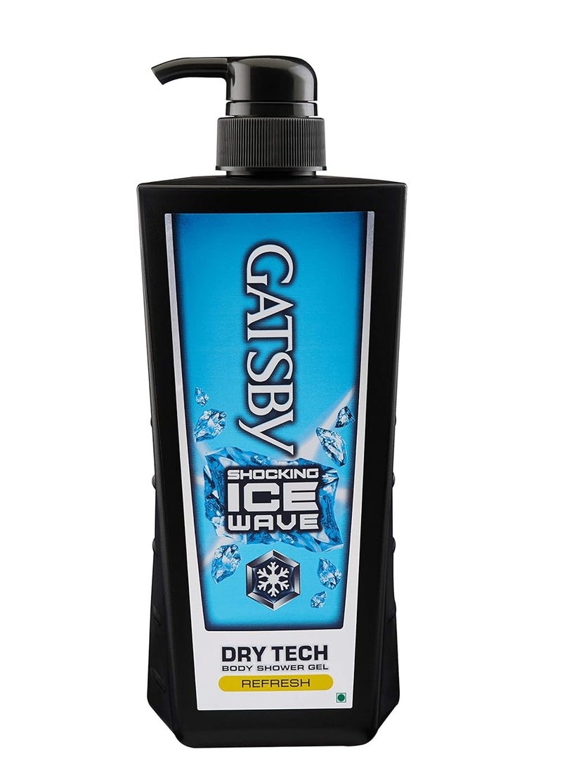 Gatsby Refresh Body Shower Gel Masculine Blue 600 ml