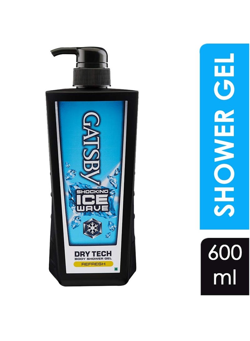 Gatsby Refresh Body Shower Gel Masculine Blue 600 ml