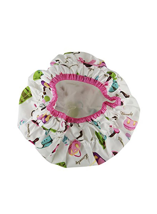 Mold Resistant Lined Shower Cap Multicolour