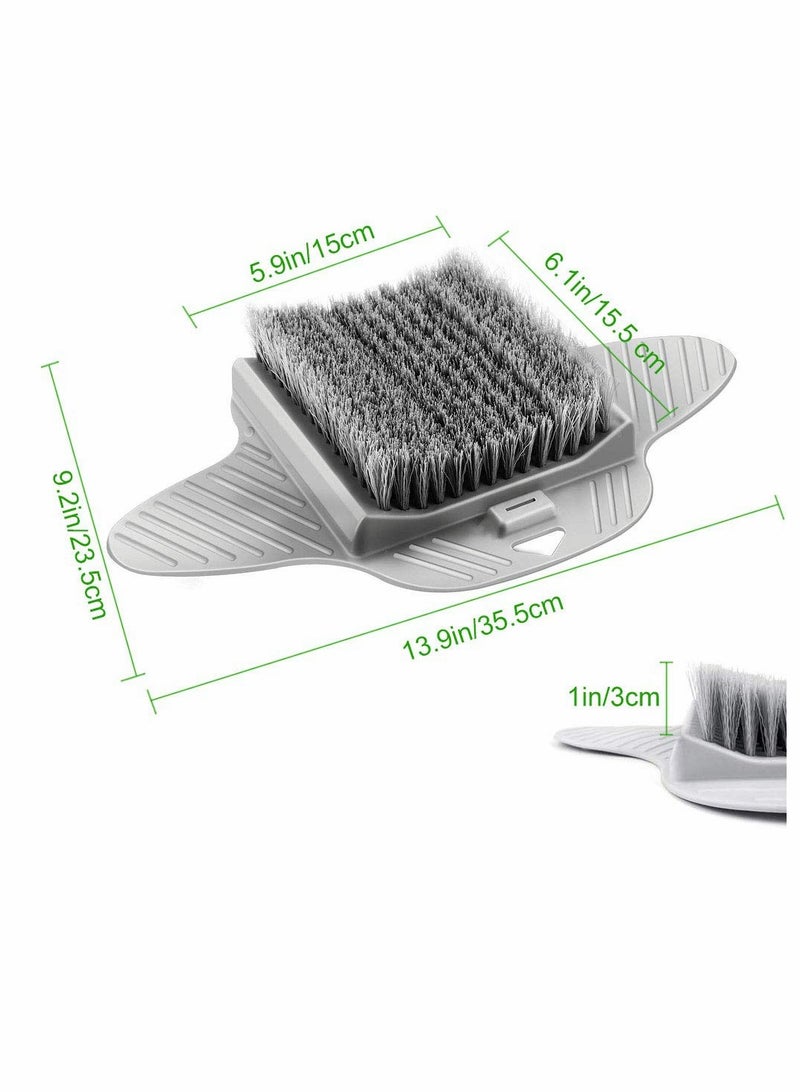Foot Scrubber Cleaner, Foot Massager Shower Brush with Non-Slip Suction