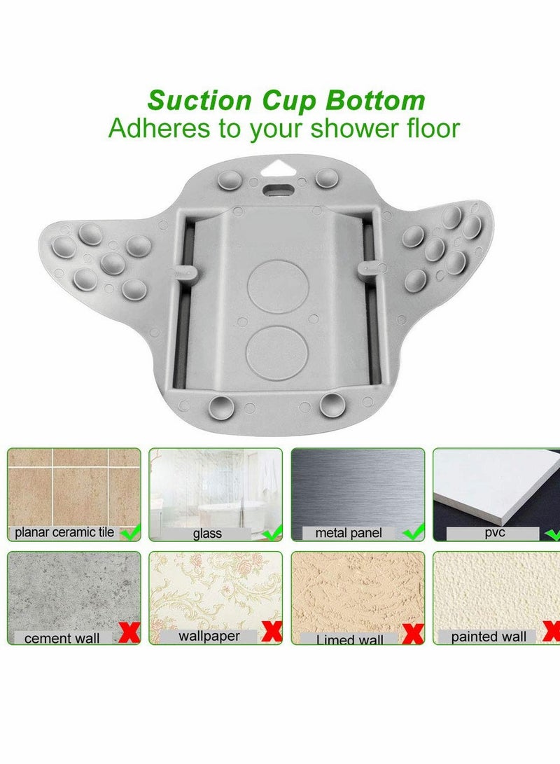 Foot Scrubber Cleaner, Foot Massager Shower Brush with Non-Slip Suction