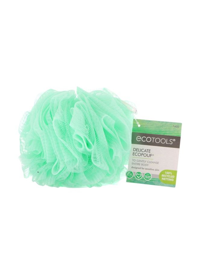 Delicate Ecopouf Bath Sponge Green