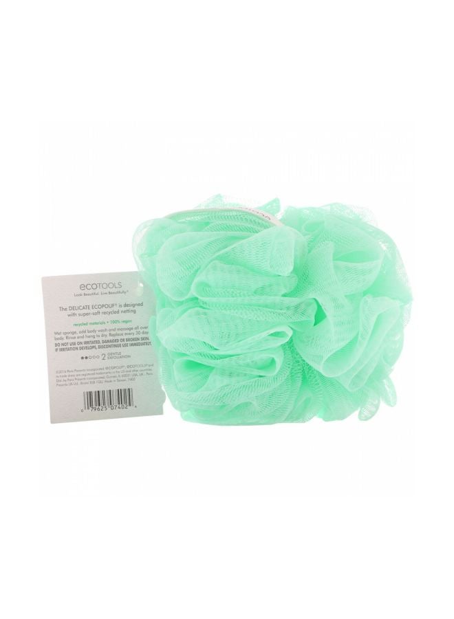 Delicate Ecopouf Bath Sponge Green