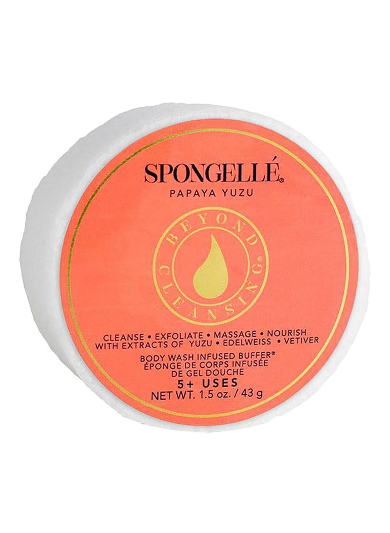 Spongelle Spongette - Papaya Yuzu 5+ Washes