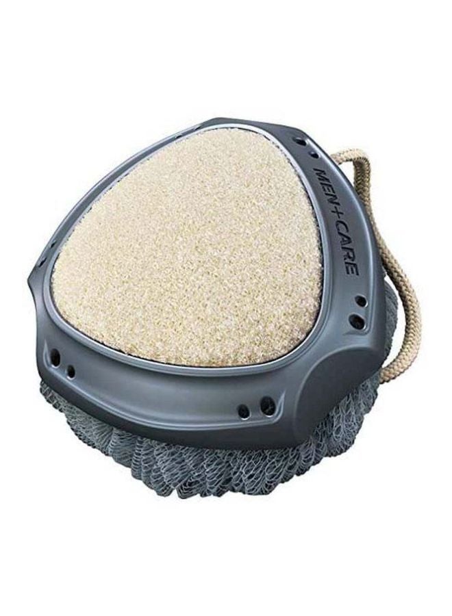 Active Clean Dual Sided Shower Tool Black/Beige