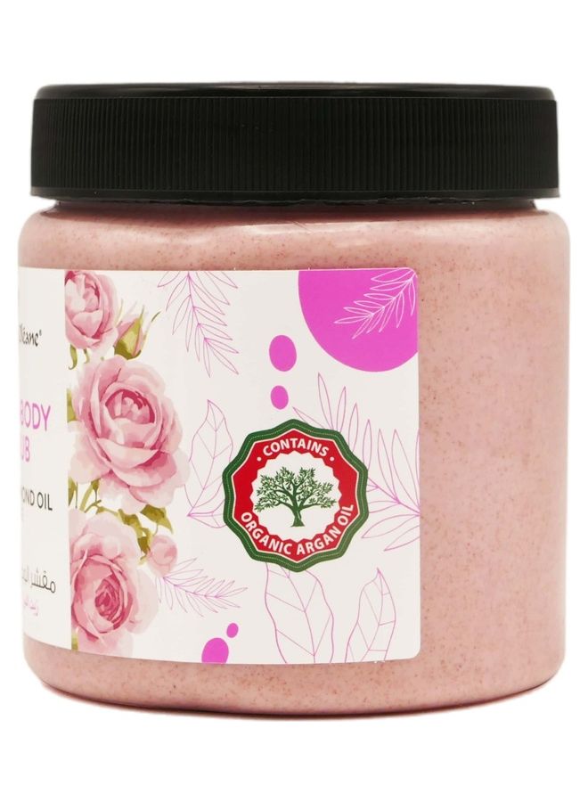 Face And Body Scrub With Sweet Almond Oil and Rose - Pink 500grams