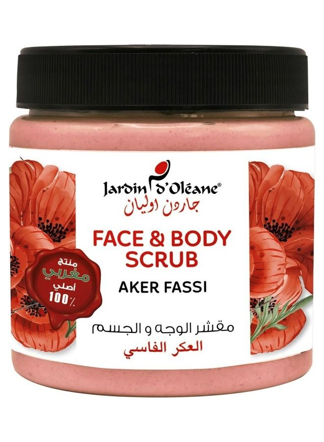 Face And Body Scrub Aker Fassi Pink 500grams