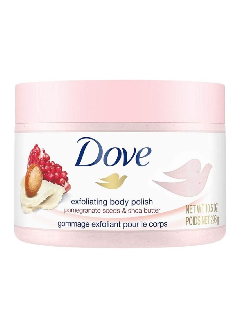 Dove Body Polish Exfoliating Scrub Moisturizing 298gm