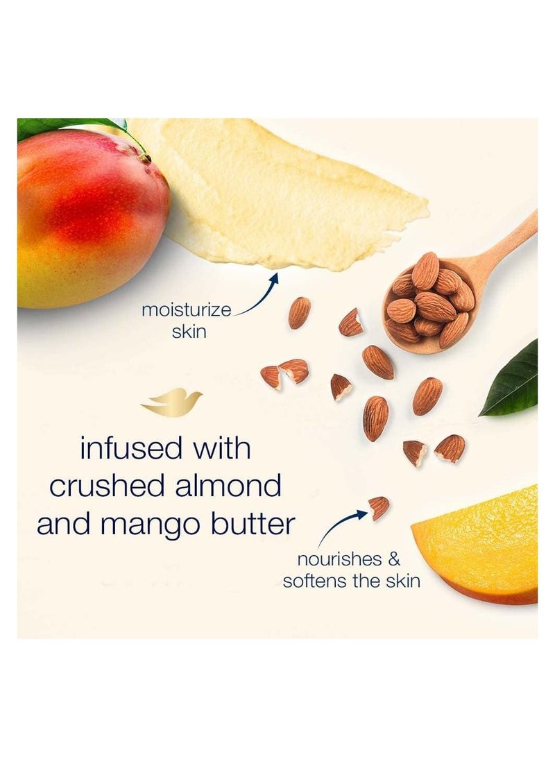 Exfoliating Body Polish Scrub For Dry Skin With Crushed Almond And Mango Butter Gently Exfoliates And Moisturizes To Reveal Instantly Soft Smooth And Healthy Skin 298gm