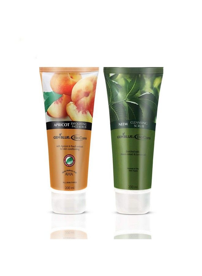 Apricot Scrub 200Ml+ Neem Scrub 200Ml