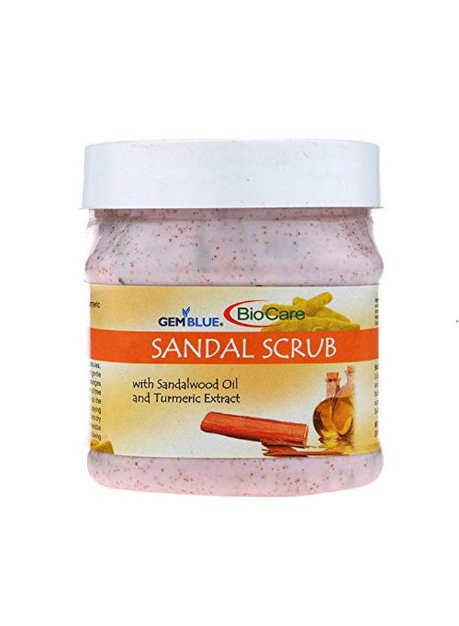 Sandal Scrub For Face And Body With Sandalwood Oil And Turmeric Extract (500 Ml)