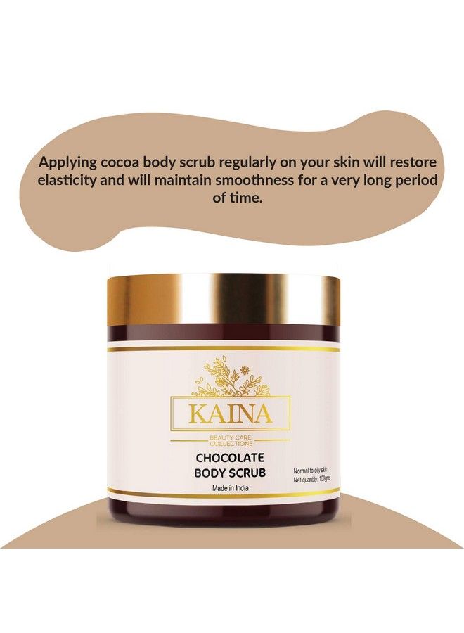 Kaina Chocolate Body Polishing Kit ; Instant Date Ready Glow ; Dead Skin Cell Removal Deep Moisturizing ; Body Scrub Body Gel Body Lotion Body Mask ; Deep Skin Hydration Kit ; Unisex ; (Set Of 5)