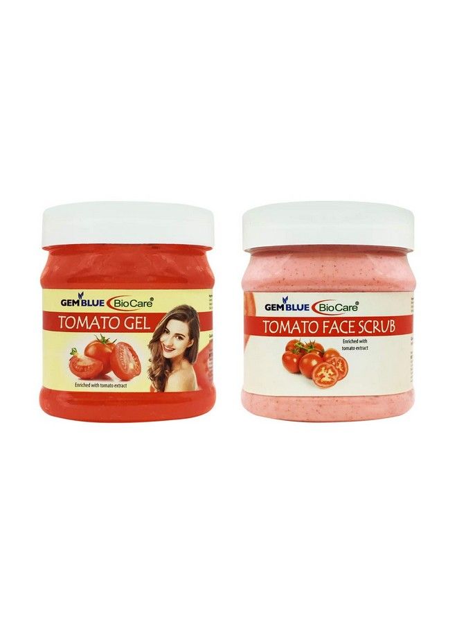 Tomato Gel + Scrub 500 Ml Pack Of 2