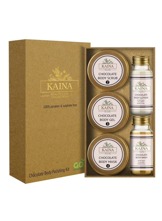 Kaina Chocolate Body Polishing Kit Set Of 5