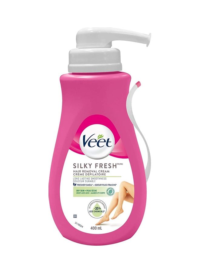 Silky Fresh Hair Removal Cream White 400ml