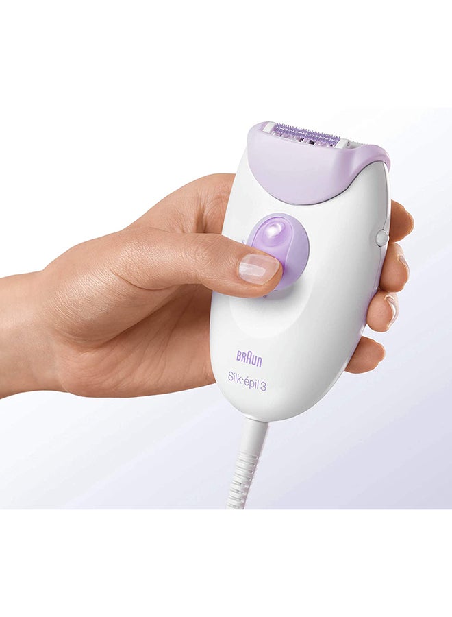 Silk-Epil 3 3170 Epilator Purple/White