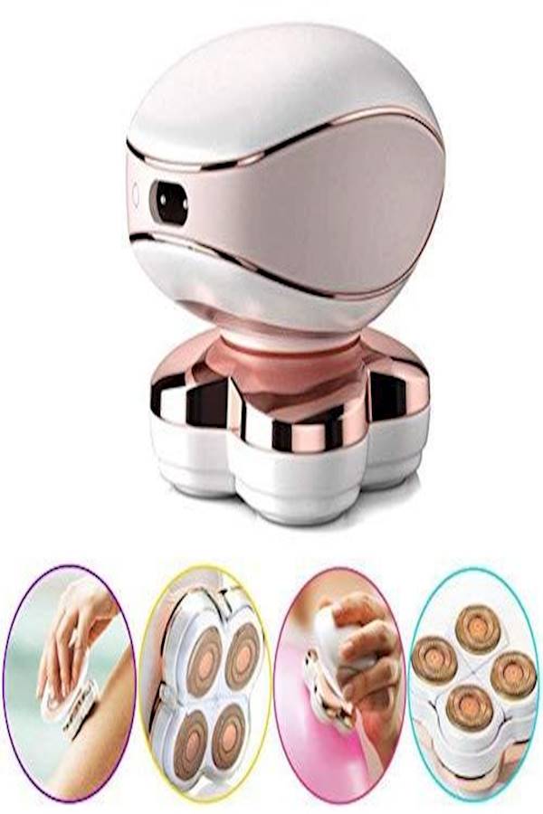 Leg Hair Epilator White/Pink/Gold