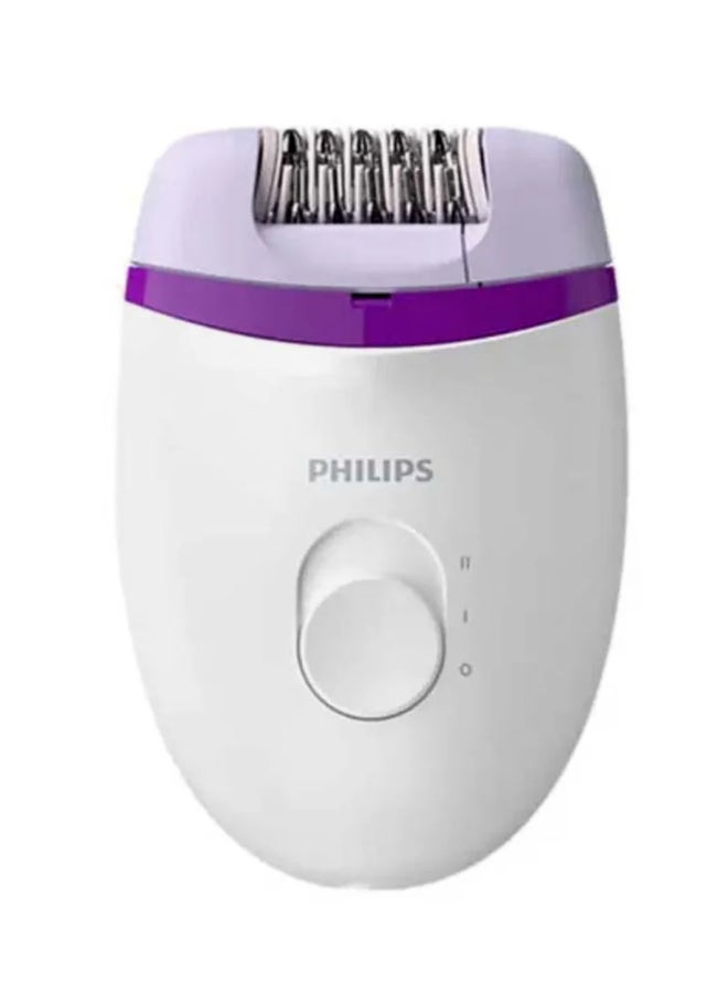 Satinelle Essential Corded Compact Epilator BRE225/01 White/Purple 300grams