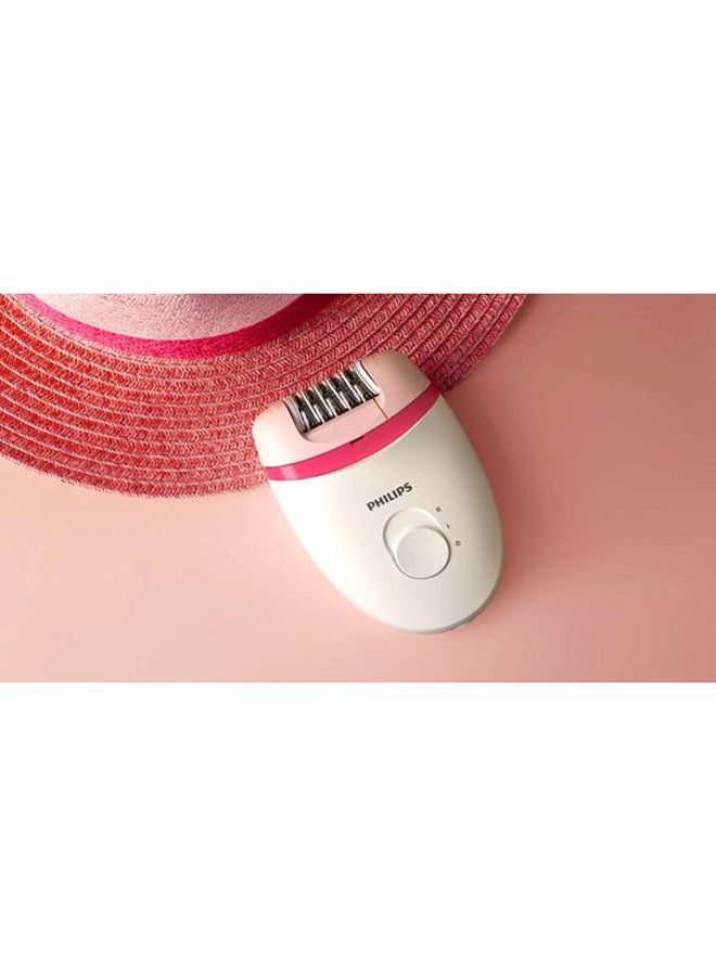 BRE235/00 Satinelle Essential Corded Epilator White/Pink