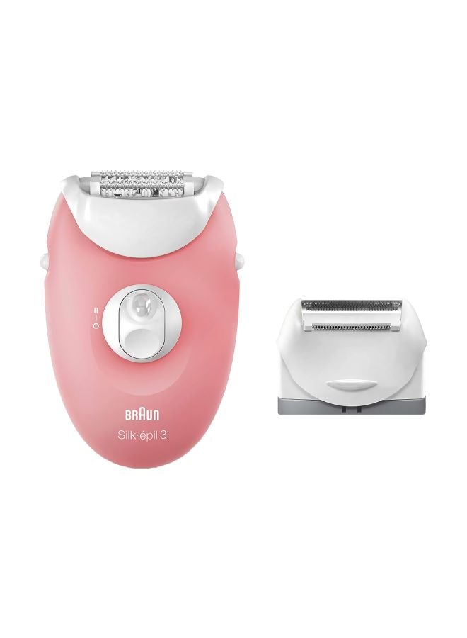 Silk Epil 3 3-440 epilator Set White/Pink/Silver