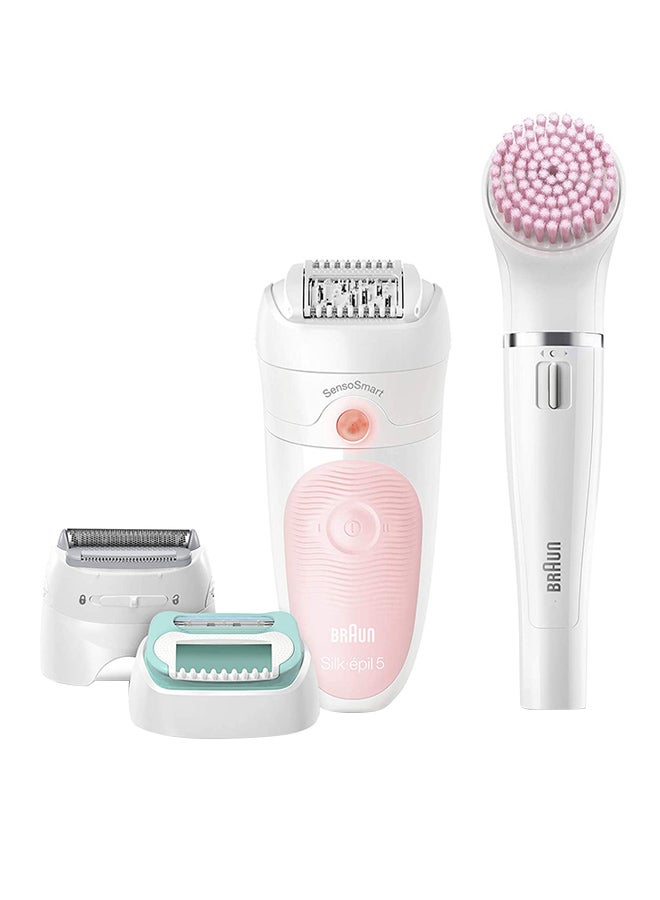 Silk-Epil SE 5875 Beauty Wet And Dry Epilator White/Pink