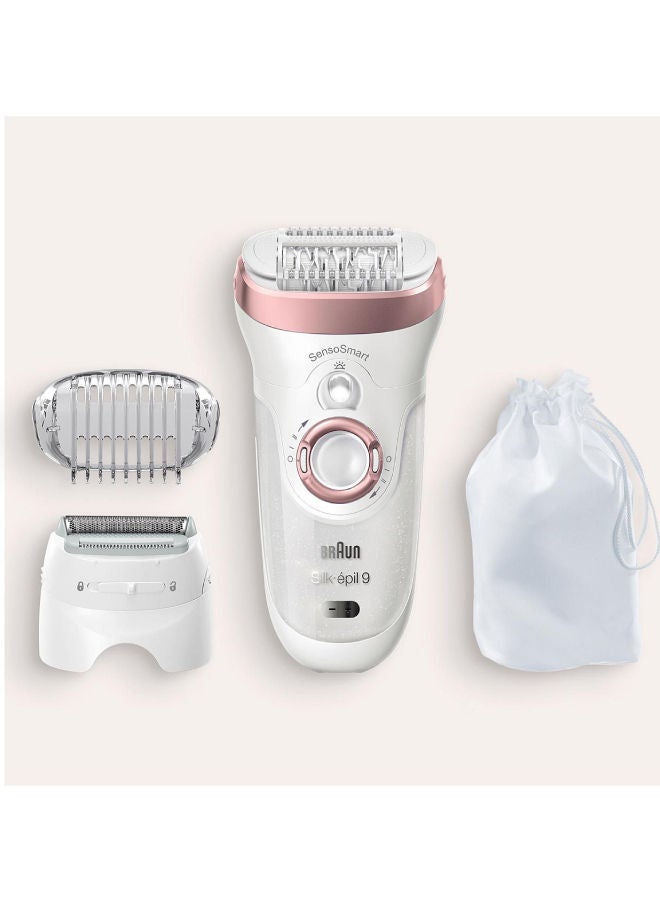 Epilator Silk-Épil 9 Skinspa, 9720, White/Pink White 26x7x19.7cm