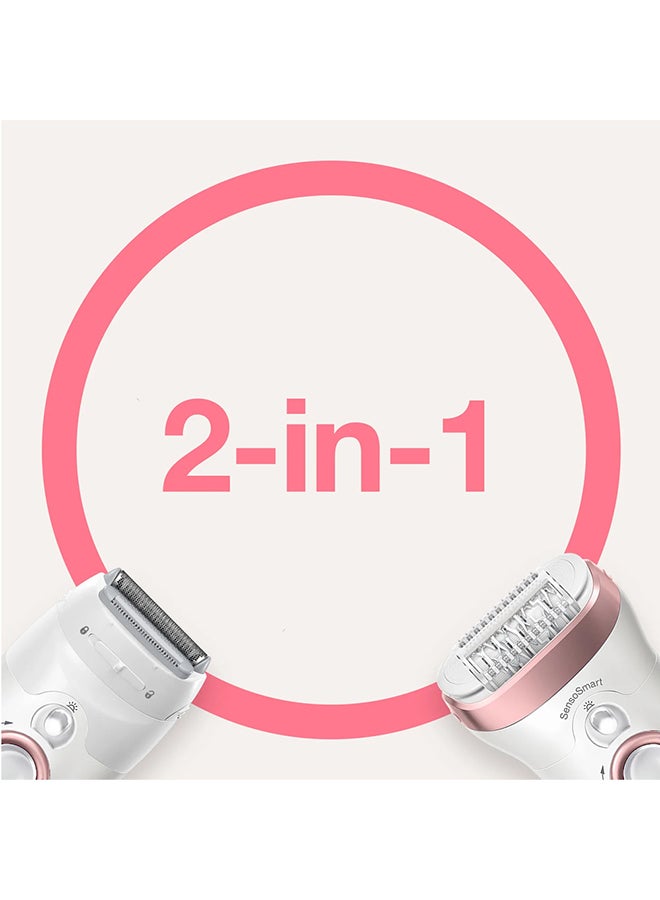 Epilator Silk-Épil 9 Skinspa, 9720, White/Pink White 26x7x19.7cm