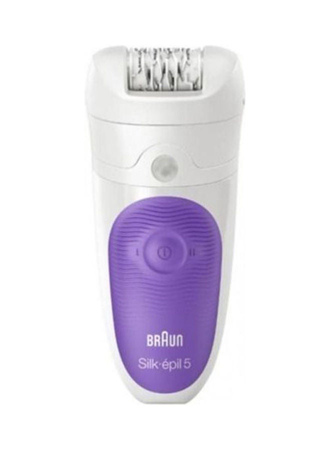 Se 5-541 Silk Epil Wet And Dry Cordless Epilator - White/Purple White-Purple