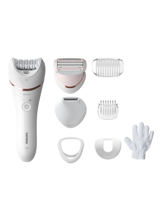 Epilator Series 8000 Wet And Dry Epilator 8 Accessories BRE720/14