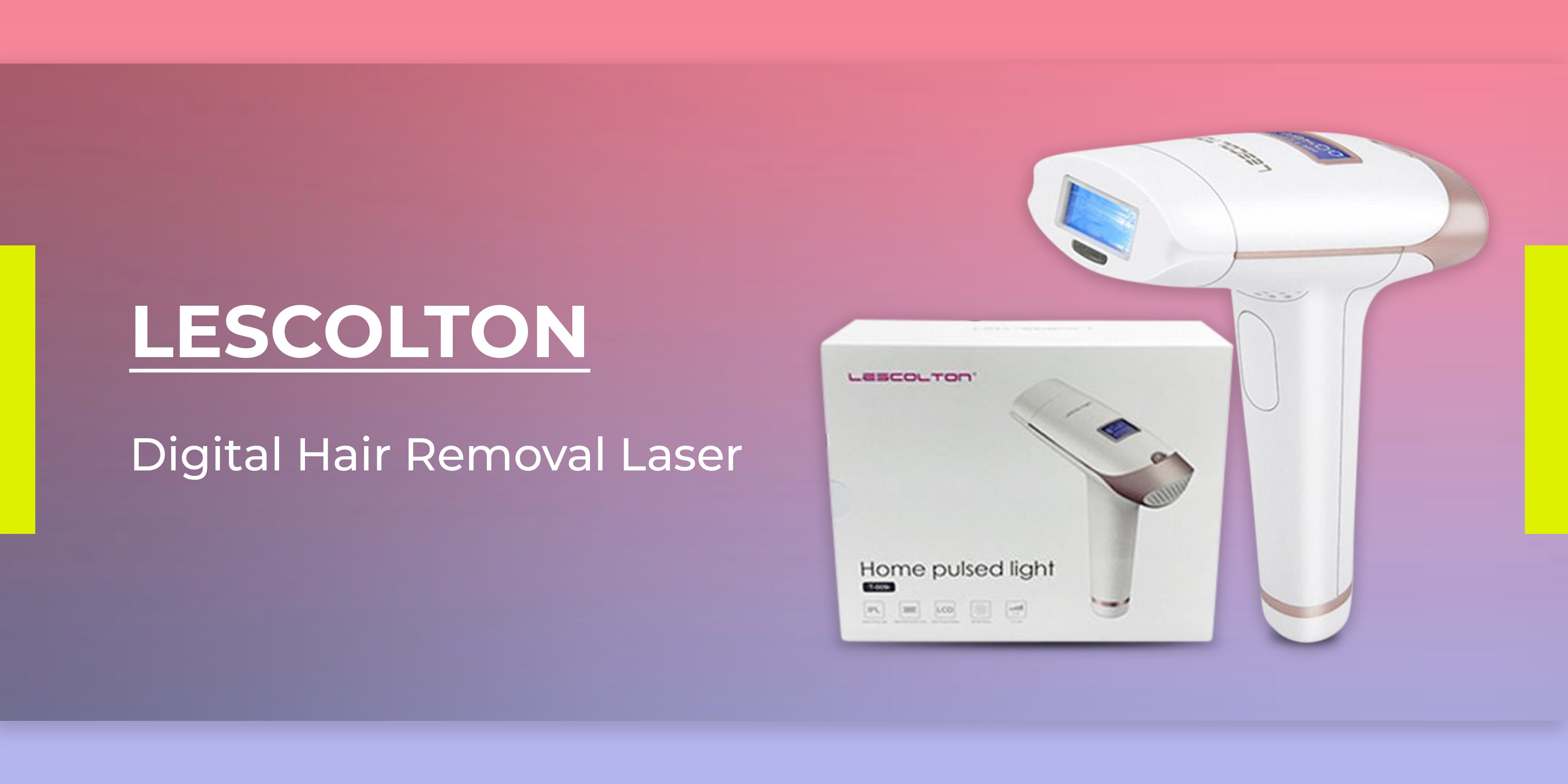 Home Pulsed Light Digital Hair Removal Laser White/Pink 500grams