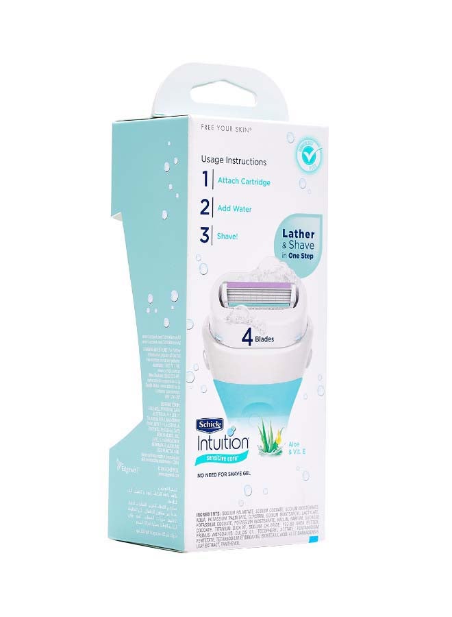 Intuition Sensitive Care Razor With Blade Set Green 10grams