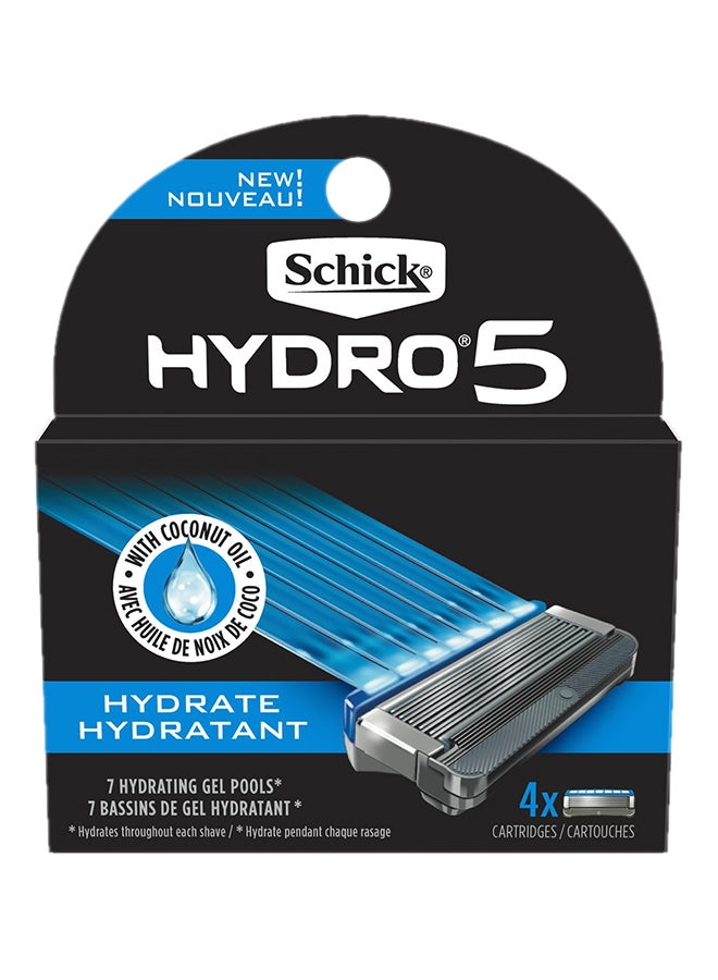 Pack Of 4 Hydro 5 Refill Silver