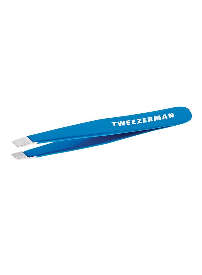 Mini Slant Tweezer Blue