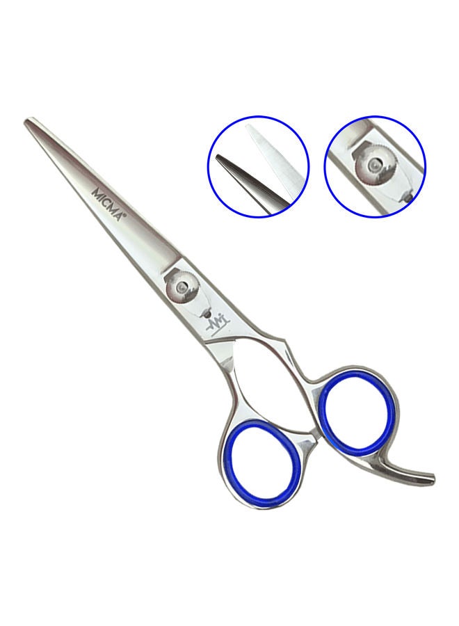 Hair Cutting Scissor Hairdressing Barber Cutting Shear for Men Women, Professional Barber Scissors 6.5 Inch Silver 6.5inch