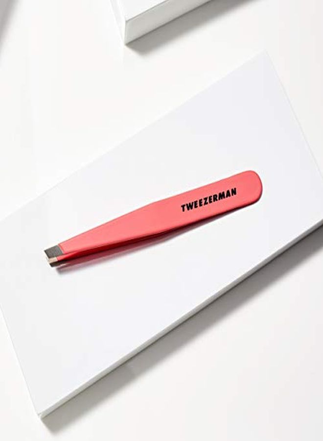 Fashion Color Slant Tweezer, Geranium, 1 Count
