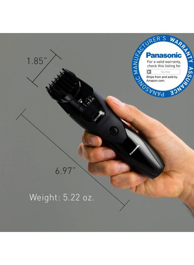 Beard And Hair Trimmer Black 17.7x4.7x4.2cm