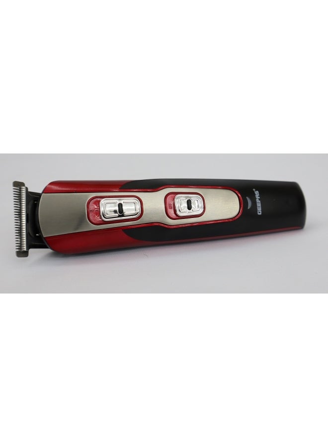 11-In-1 Rechargeable Grooming Kit Red/Silver/Black