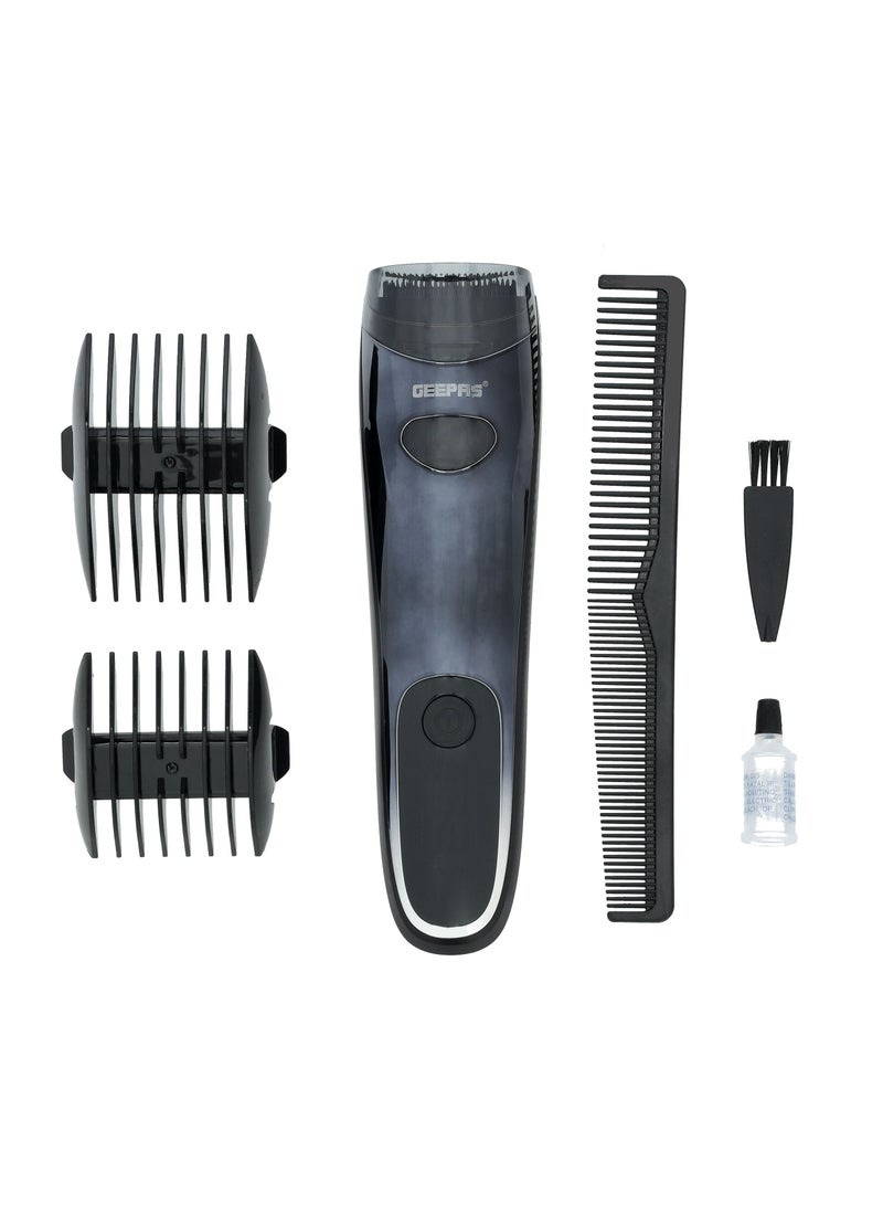 Digital Rechargeable Vacuum Hair & Bread Trimmer, GTR56050 | 2 Guide Combs, 4 Cutting Lengths | Li-Ion Battery | 60 Mins Working Time | Ceramic+ Titanium Coated Blade