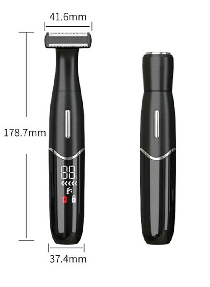 4-in-1 Electric Shaver Including Eyebrow Shaver And Nose Hair Cutter, Suitable for Full Body