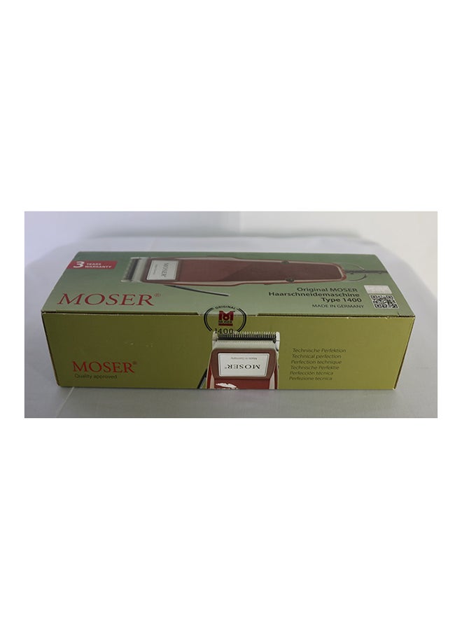 International Version Moser Trimmer Classic 1400 Professional Hair Clipper Burgundy One Size Brown