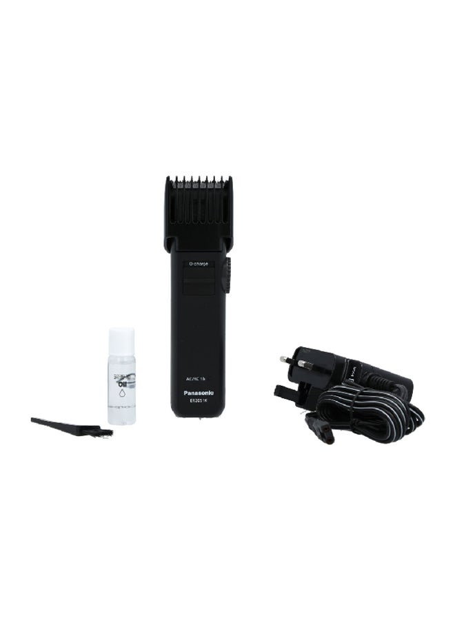 45 Degree Edged Blade Rechargeable Trimmer Black