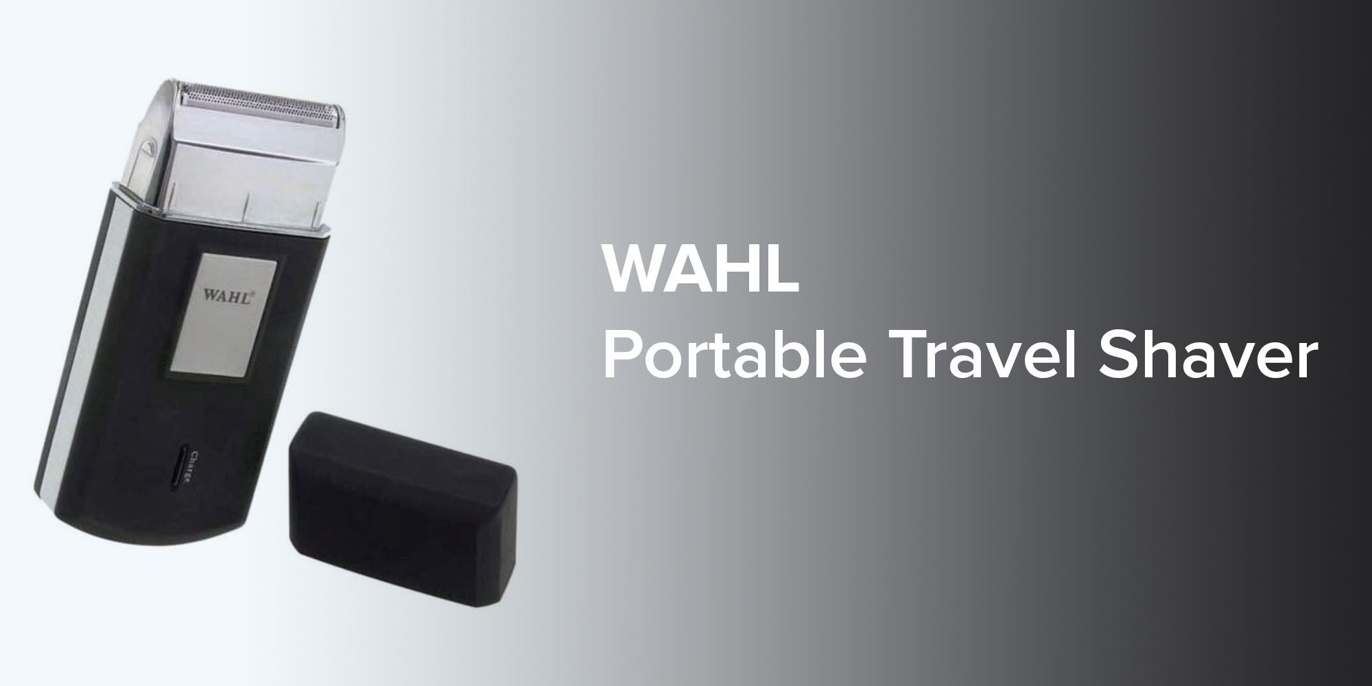 Portable Travel Shaver Black